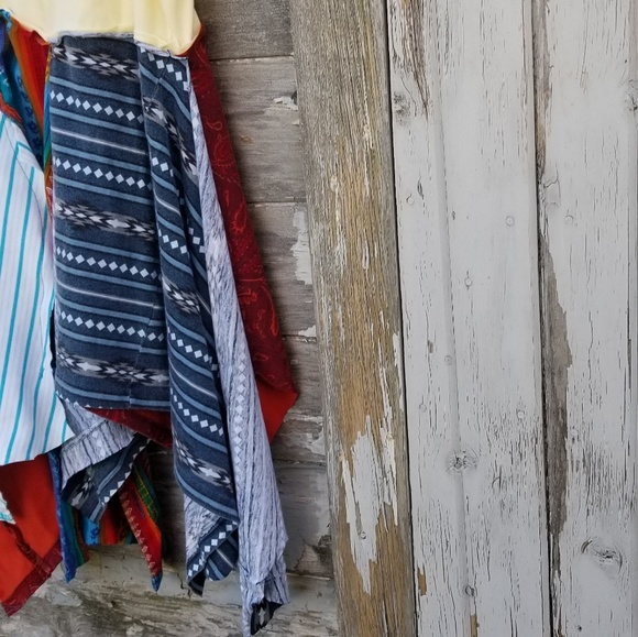 Dragonfly Boho Upcycled Tank Summer Tunic dress - Picture 4 of 7